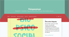 Desktop Screenshot of fisioperpinya.com